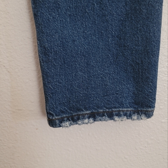 Good American Good Vintage Straight Leg Distressed Jeans  Size 6/28 - Picture 11 of 13